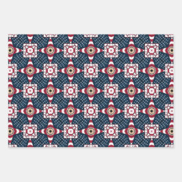 4 DE JULHO DE PAPEL DE LAVAGEM AMERICANO CONJUNTO 