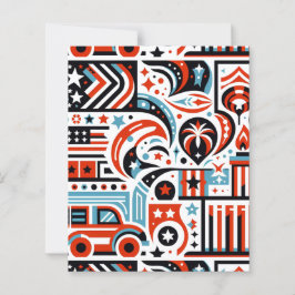 4 de julho — Generative Patterative Scrapbook Pape