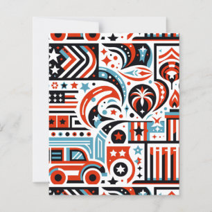 4 de julho — Generative Patterative Scrapbook Pape
