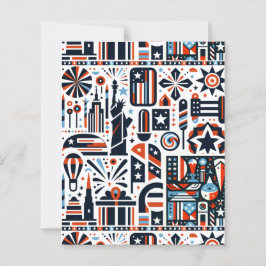 4 de julho — Generative Patterative Scrapbook Pape