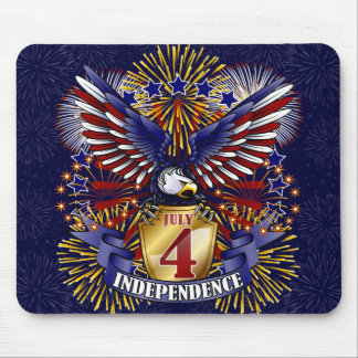 4 de julho independência Mousepad