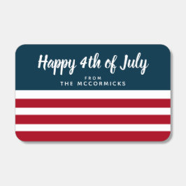 4 de julho, Patriótico, Red White Blue Name Party