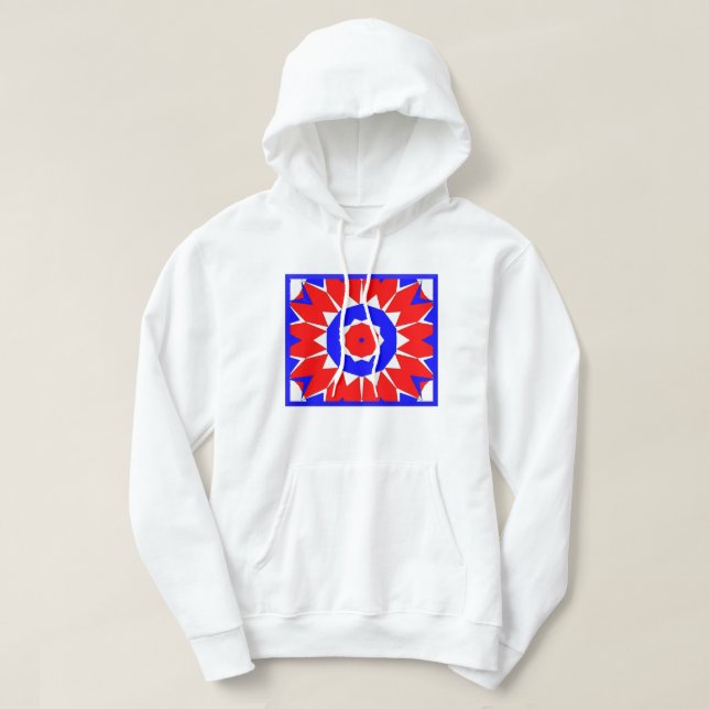 4 de julho Pullover Hoodie (Frente do Design)
