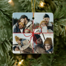 4 Foto Enfeite de Arco de Natal Recém-casados Mode