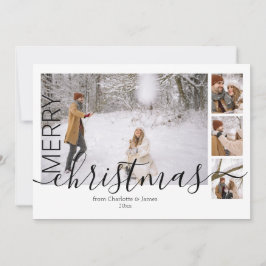 4 Modelo de Foto Simples Moderno Feliz Natal