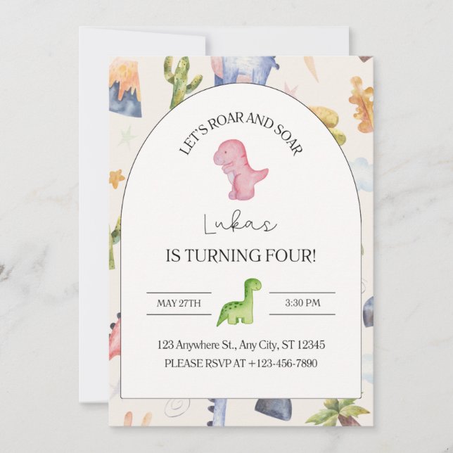 4.o Convite de Aniversário (Frente)