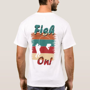 4 Peixes Rústicos Em Camisa Personalizada NOME Pes
