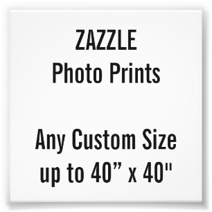 4" personalizado x 4" impressão da foto - algum