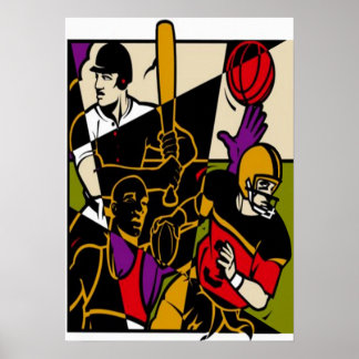 4 Poster desportiva