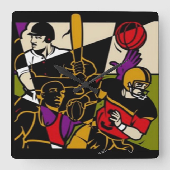 4 Relógio de Parede Esporte (Frente)