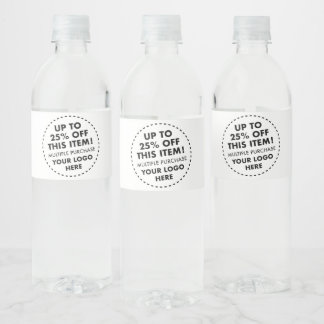 4 x Rótulos Personalizados para Garrafas de Água 2