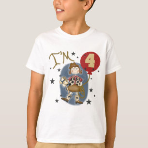 4o Camiseta e presentes do aniversário da vaqueira
