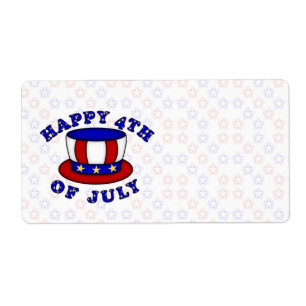 4o da etiqueta do Dia da Independência de julho
