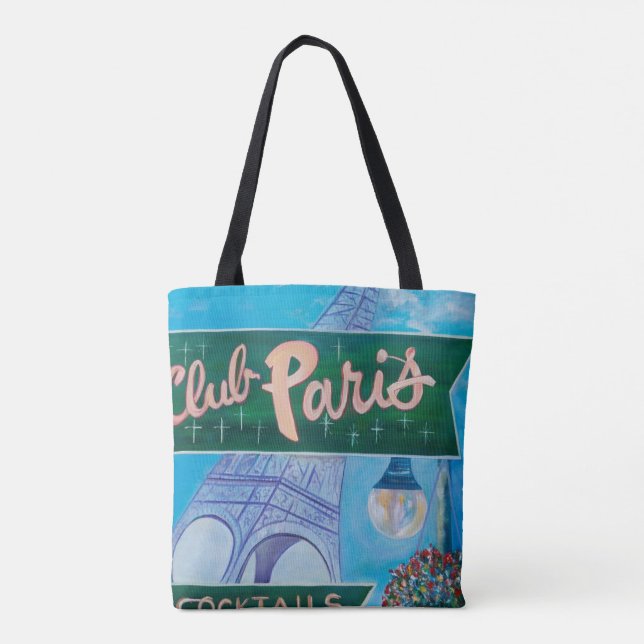 4th Ave. Marquee & Club Paris Icon Tote Bag (Verso)