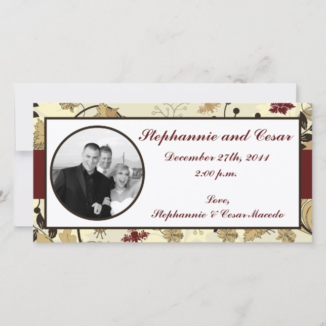 4x8 Noivado Fall Fall Fall (Folga de Anúncio de Fo (Frente)