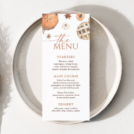 4x9" Pequena Torre de Cutil, Menu de Chá de fralda