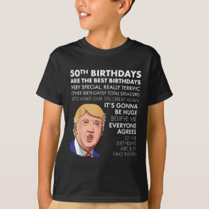 50º Aniversário Dão Uma Camisa Engraçada Para Home