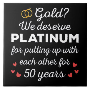 50º aniversário de casamento I - Dourado Casal eng