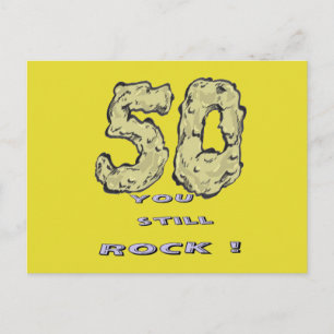 50º aniversário de prisão. Cartão postal de cor BG