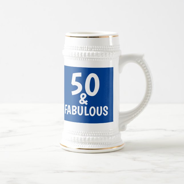 50º ANIVERSÁRIO FABULOSO 50 CERVEJAS CANECA DE CER (Direita)