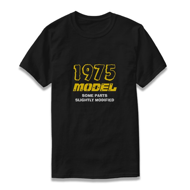 50º Aniversário Oferece Camisas Negras Engraçadas  (Criador carregado)