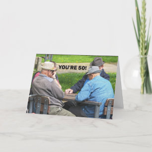 50º ANIVERSÁRIO PARA ELE CARTÕES ENGRAÇADOS