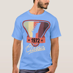 50º Aniversário Vintage Guitarist Camisetas Música