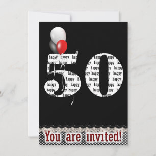 50º Convite de Aniversário