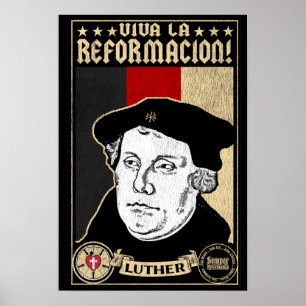 500th Poster de Luther da reforma do aniversário