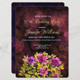 50 Aniversário - convite