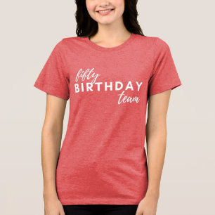 50 Aniversário Personalizado Moderno da Tipografia