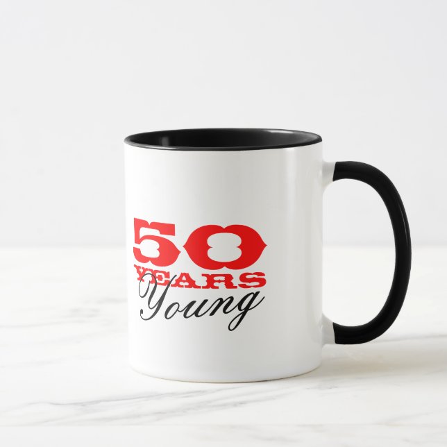 50 anos bonitos da caneca nova para a 50th festa (Direita)