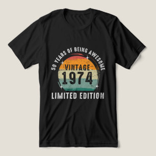 50 anos de vintage incrível 1974