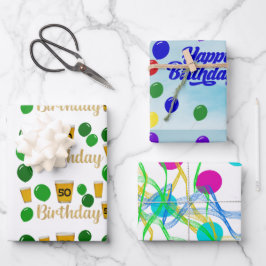 50 cervejas, feliz aniversário, círculos rabiscand