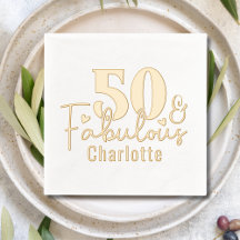 50 e fabuloso 550 Aniversário Personalizado