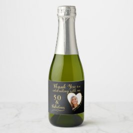 50 e Fabuloso Aniversário Preto Favorece Mini