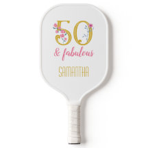 50 e Fabuloso Dourado e Rosa Floral