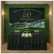 50 e Fabuloso Emerald Green Agate 50º aniversário