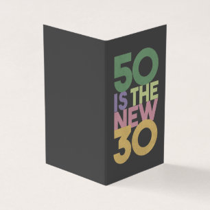 50 é o novo 30 - 50º presente de aniversário essen