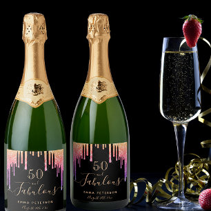 50 fabuloso aniversário do brilho preto do arco-