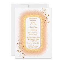 50 &Fabuloso Convite de Aniversário do Ouro