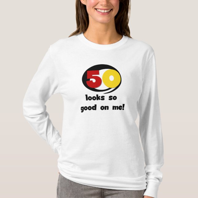 50 me parece tão bom com camisetas e presentes (Frente)