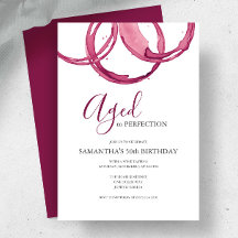 50.o Convite À Festa de aniversário