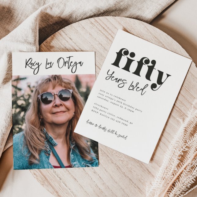 50.o Convite de Aniversário | Foto 50º Aniversário (Criador carregado)