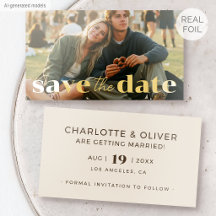 50 Pacotes de Cartões de Salve a Data de Foto com