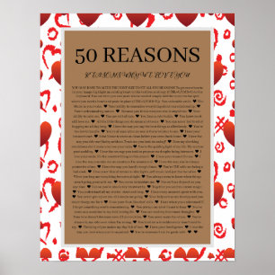 50 Razões pelas quais te amamos Poster