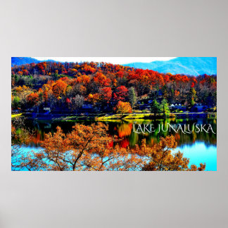50 X 27 LAGO JUNALUSKA POSTER EM CANVAS PREMIUM BR