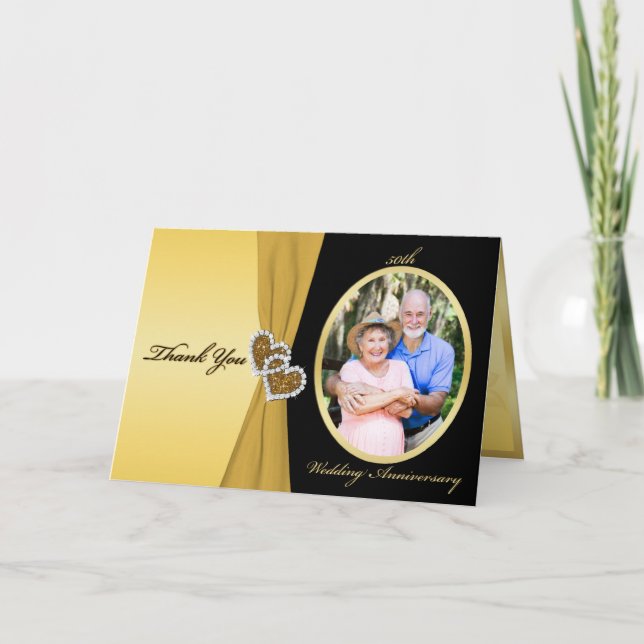 50th Cartões de agradecimentos juntados (Frente)