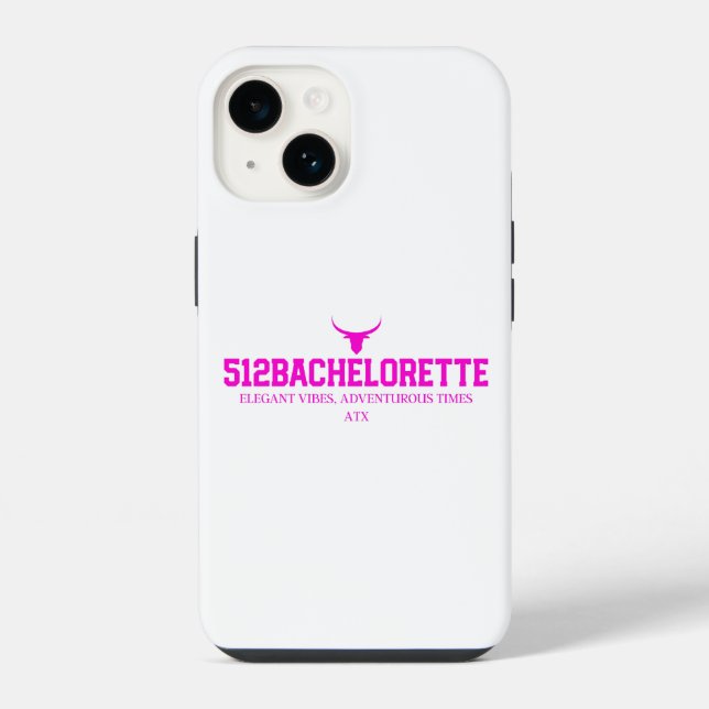 512Bachelorette iPhone 14 Mala dura - Glossy (Verso)