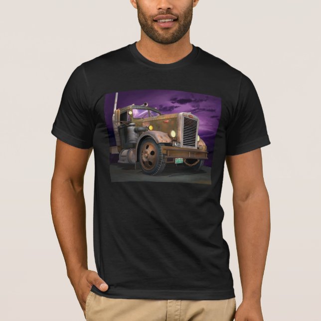 '55 camisa de T do duelo de Peterbilt "apronte 2" (Frente)
